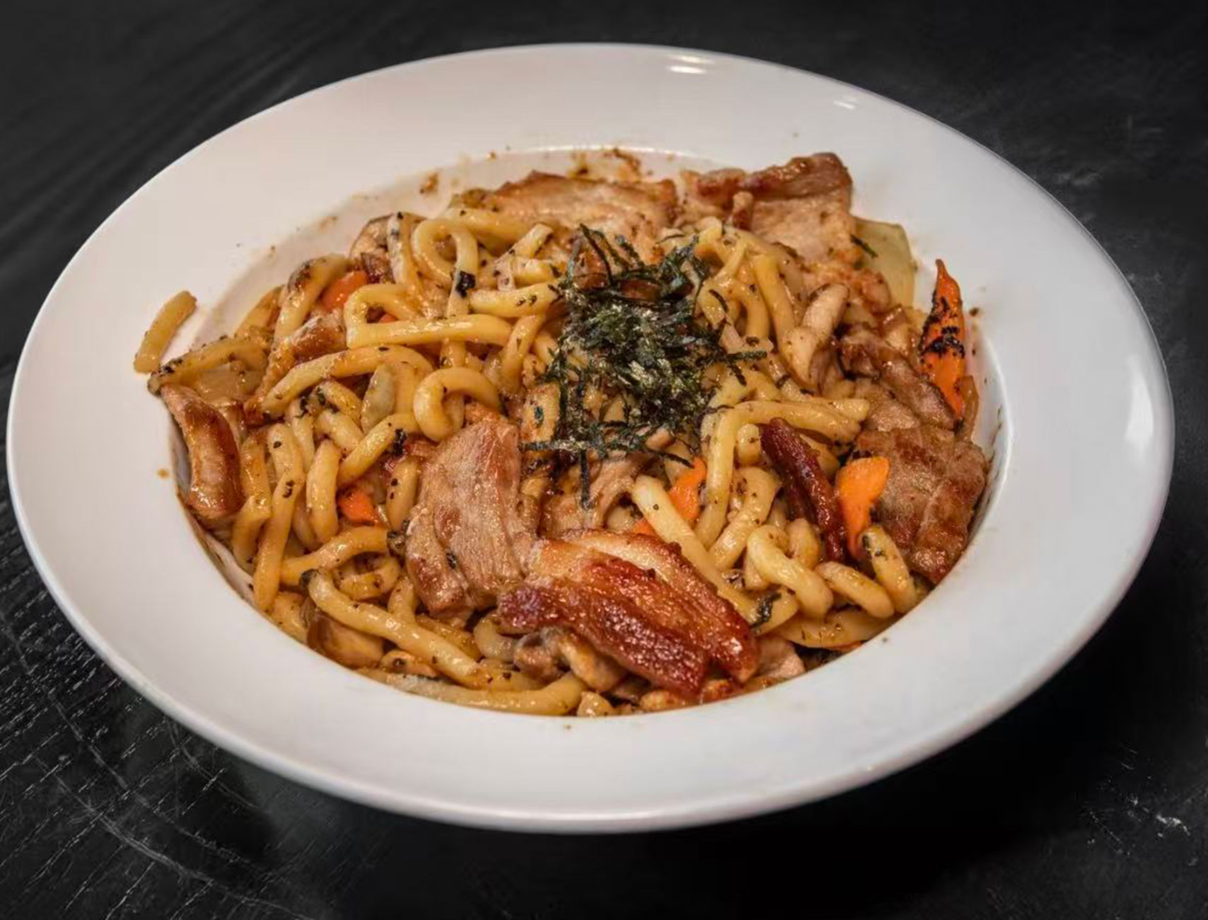 Pork Belly Stir Fried Udon